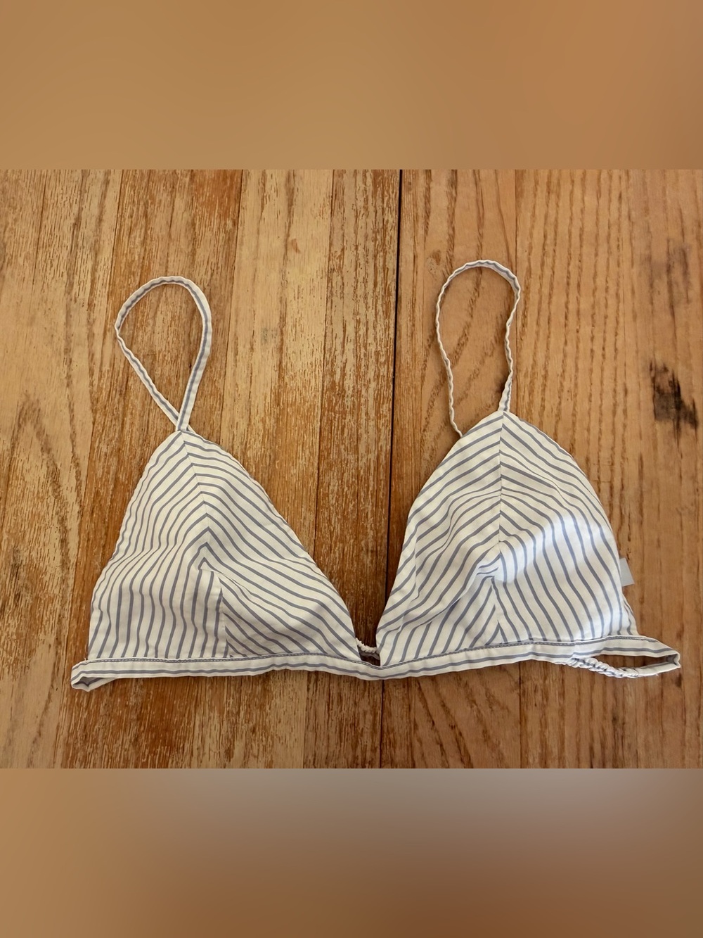 Skims Striped Triangle Bralette